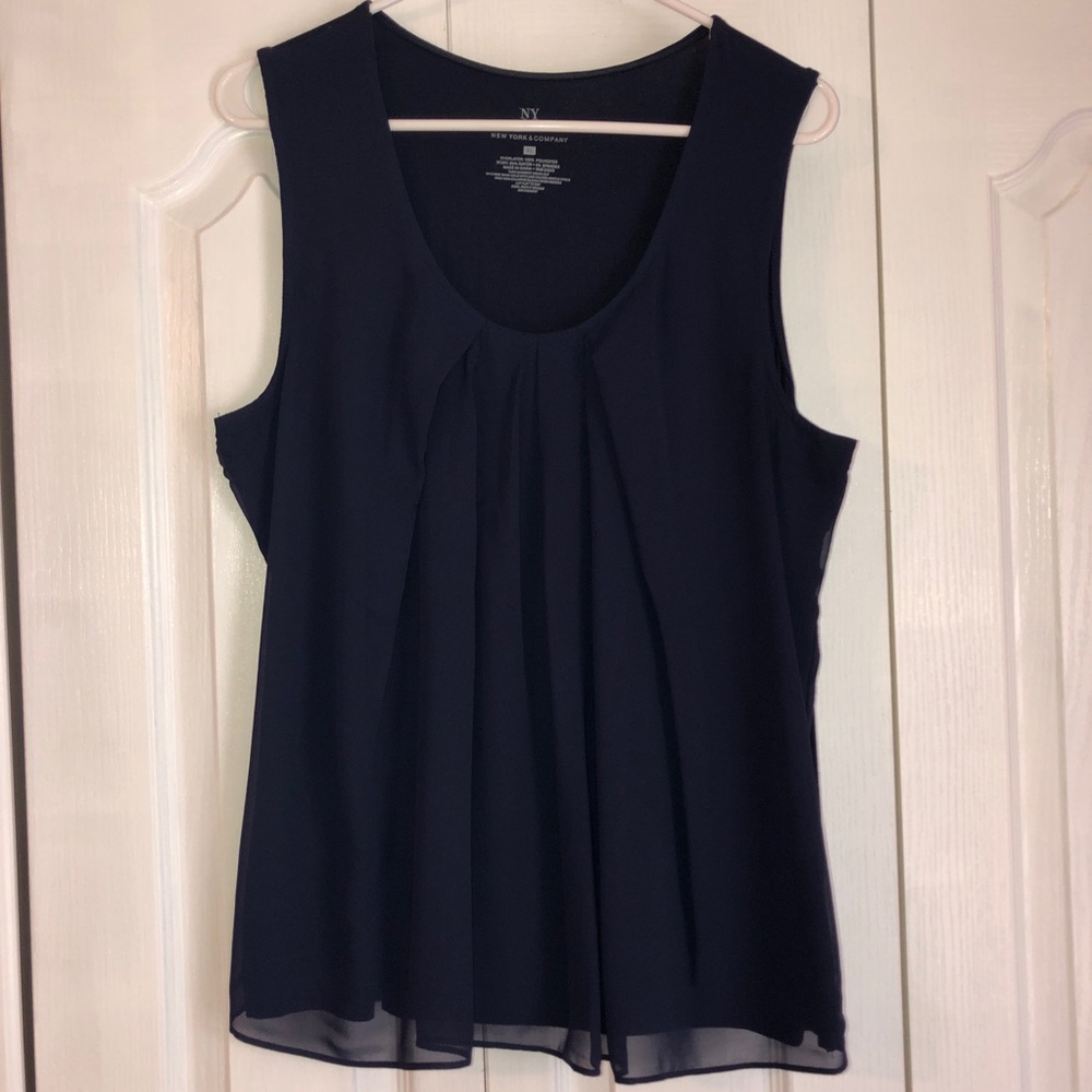 NY&COMPANY Paneled Blouse